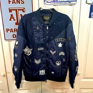 Gold Leaf Los Angeles Men’s Bomber Jacket